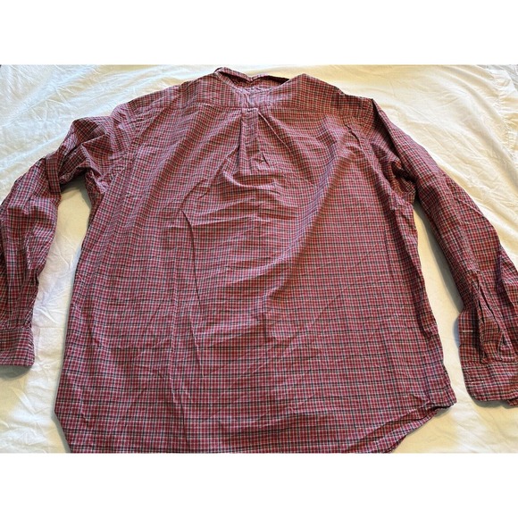 Ralph Lauren Classic Fit Red/Black Plaid w/Black Pony Button Up Shirt Size XXL - Picture 11 of 12